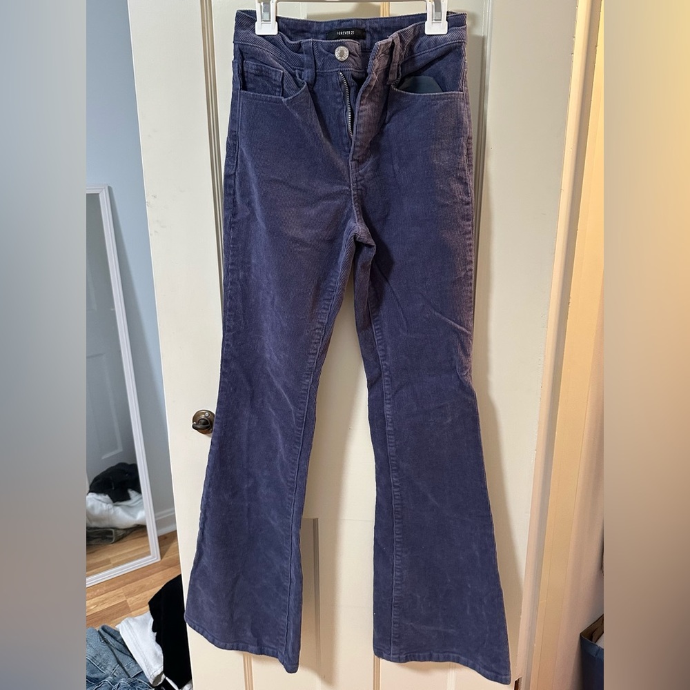 Forever 21 Flare Corduroy Pants